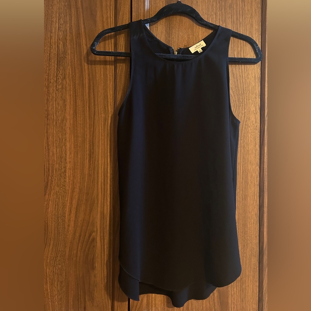 Wilfred Black Sleeveless Top